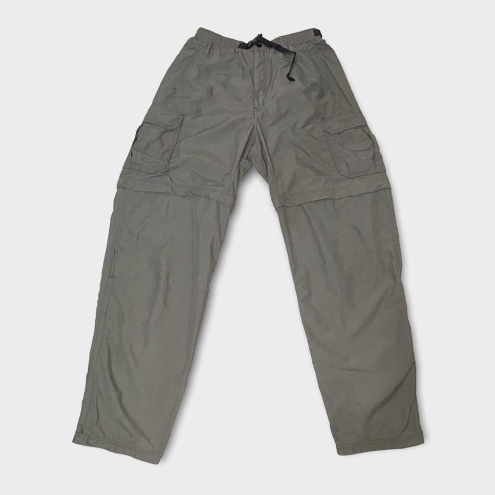REI Co-Op Olive Green Belted Zip-Ankle Outdoor Mens Pants in Size 29 x 31.5